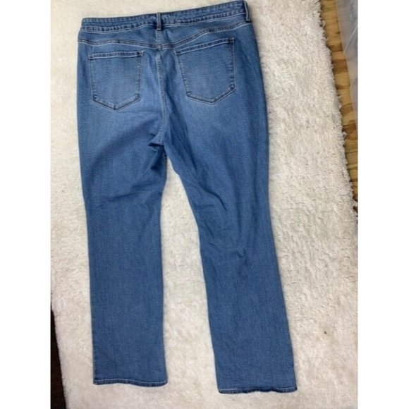 Old Navy Size 39x31 (Measured) Womens Jeans Kicker Bootcut Mid Rise Med … - Picture 4 of 4
